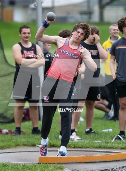 Thumbnail 1 in PHAC Freshman/Sophomore Meet (Shot Put)  photogallery.