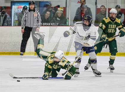 Thumbnail 2 in Bishop Feehan @ Archbishop Williams (Hockey for Heroes) photogallery.