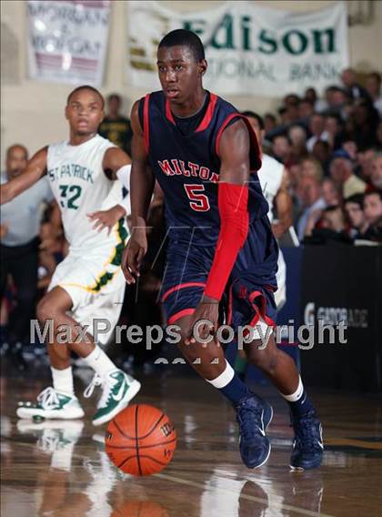 Thumbnail 3 in St. Patrick vs Milton (City of Palms Classic) photogallery.