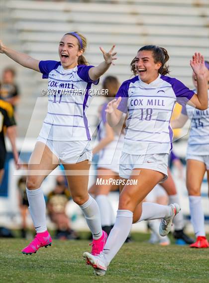 Thumbnail 2 in Chapel Hill vs. Cox Mill (1 of 2 - NCHSAA 3A Final - the game) photogallery.