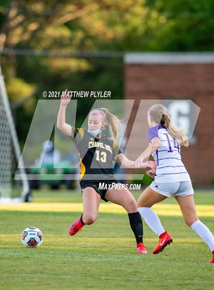 Thumbnail 2 in Chapel Hill vs. Cox Mill (1 of 2 - NCHSAA 3A Final - the game) photogallery.