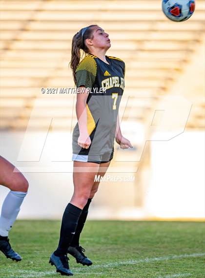 Thumbnail 1 in Chapel Hill vs. Cox Mill (1 of 2 - NCHSAA 3A Final - the game) photogallery.