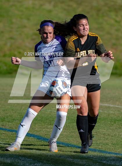 Thumbnail 1 in Chapel Hill vs. Cox Mill (1 of 2 - NCHSAA 3A Final - the game) photogallery.
