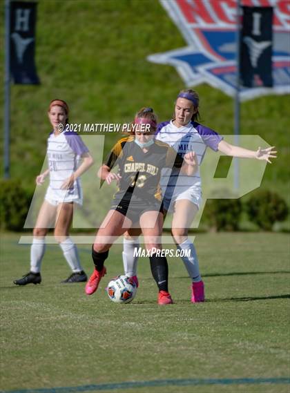 Thumbnail 3 in Chapel Hill vs. Cox Mill (1 of 2 - NCHSAA 3A Final - the game) photogallery.