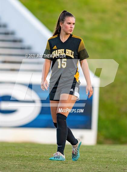 Thumbnail 3 in Chapel Hill vs. Cox Mill (1 of 2 - NCHSAA 3A Final - the game) photogallery.