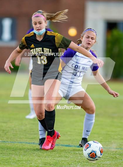 Thumbnail 2 in Chapel Hill vs. Cox Mill (1 of 2 - NCHSAA 3A Final - the game) photogallery.