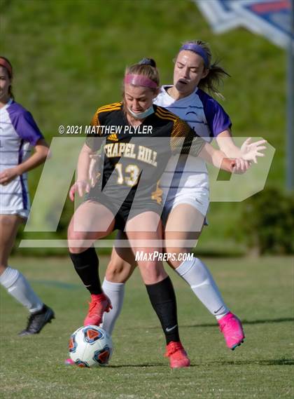 Thumbnail 1 in Chapel Hill vs. Cox Mill (1 of 2 - NCHSAA 3A Final - the game) photogallery.