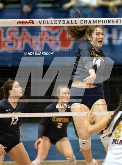Thumbnail 1 in Clarkston vs. Mercy (MHSAA Division 1 Semifinal) photogallery.