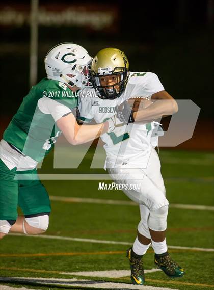 Thumbnail 2 in Roosevelt vs. Cornwall Central  (Section 9 Class A Semifinal) photogallery.