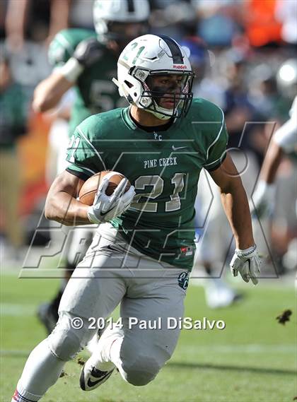 Thumbnail 2 in Pine Creek vs. Longmont (CHSAA 4A Final) photogallery.