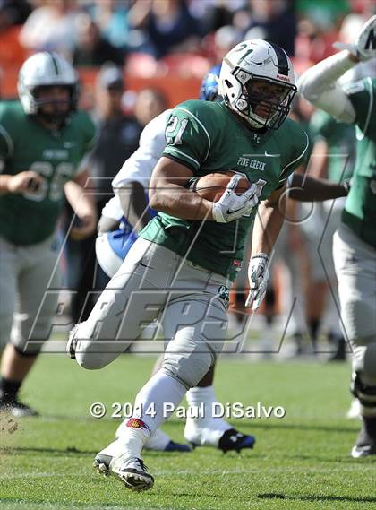Thumbnail 2 in Pine Creek vs. Longmont (CHSAA 4A Final) photogallery.