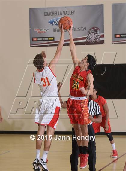 Thumbnail 1 in Mission Viejo vs Palm Desert (MaxPreps Holiday Classic) photogallery.