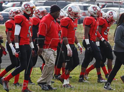 Thumbnail 3 in DuVal vs Suitland (MPSSAA 4A South Region Final) photogallery.