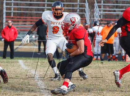 Thumbnail 3 in DuVal vs Suitland (MPSSAA 4A South Region Final) photogallery.