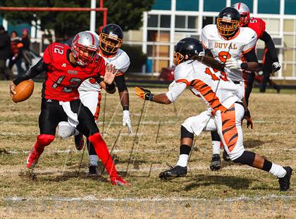 Thumbnail 1 in DuVal vs Suitland (MPSSAA 4A South Region Final) photogallery.