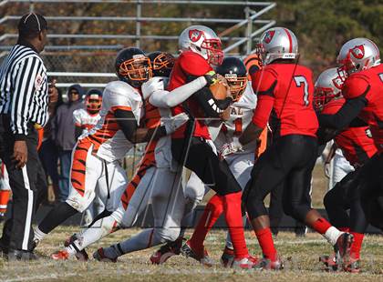 Thumbnail 3 in DuVal vs Suitland (MPSSAA 4A South Region Final) photogallery.