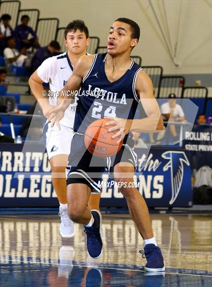 Thumbnail 1 in Rolling Hills Prep vs. Loyola (Rolling Hills Prep State Preview Classic) photogallery.