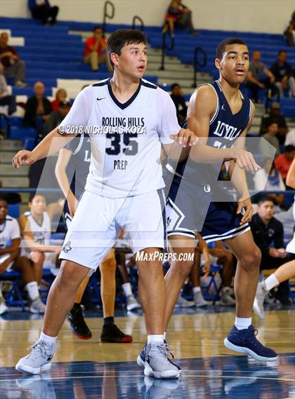 Thumbnail 1 in Rolling Hills Prep vs. Loyola (Rolling Hills Prep State Preview Classic) photogallery.