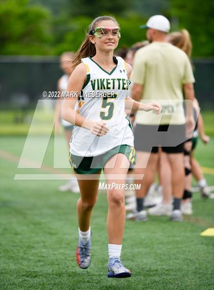 Thumbnail 3 in Allentown Central Catholic vs Saucon Valley (GLAX District XI 2A Semifinal) photogallery.