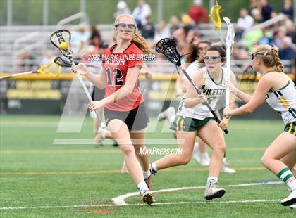 Thumbnail 3 in Allentown Central Catholic vs Saucon Valley (GLAX District XI 2A Semifinal) photogallery.