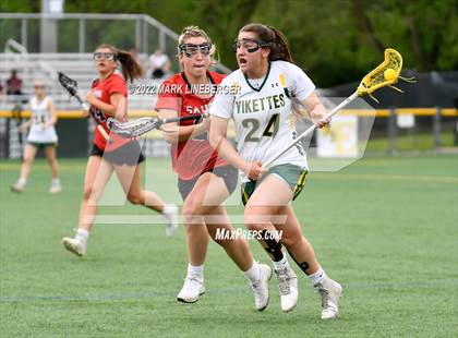 Thumbnail 3 in Allentown Central Catholic vs Saucon Valley (GLAX District XI 2A Semifinal) photogallery.