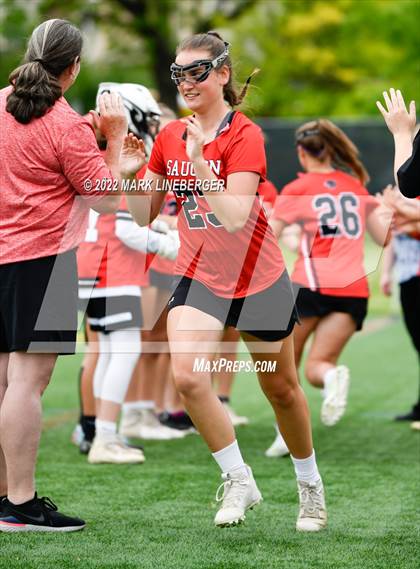 Thumbnail 1 in Allentown Central Catholic vs Saucon Valley (GLAX District XI 2A Semifinal) photogallery.