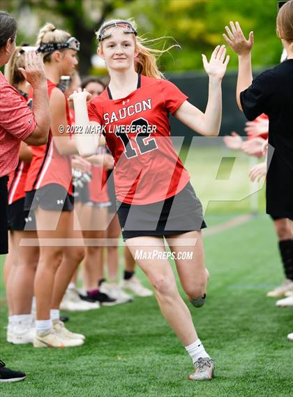 Thumbnail 2 in Allentown Central Catholic vs Saucon Valley (GLAX District XI 2A Semifinal) photogallery.