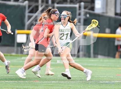 Thumbnail 3 in Allentown Central Catholic vs Saucon Valley (GLAX District XI 2A Semifinal) photogallery.