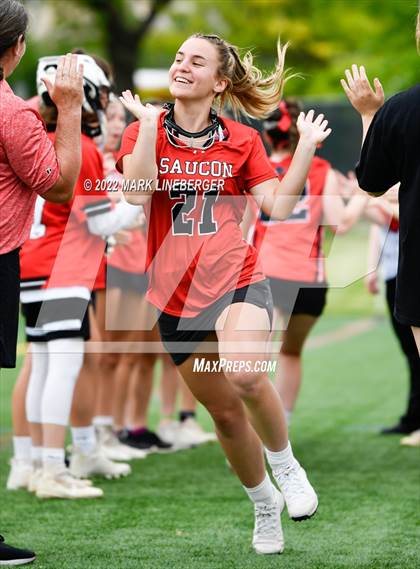 Thumbnail 2 in Allentown Central Catholic vs Saucon Valley (GLAX District XI 2A Semifinal) photogallery.