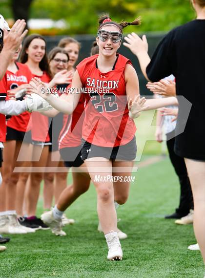 Thumbnail 3 in Allentown Central Catholic vs Saucon Valley (GLAX District XI 2A Semifinal) photogallery.