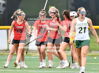 Thumbnail 2 in Allentown Central Catholic vs Saucon Valley (GLAX District XI 2A Semifinal) photogallery.