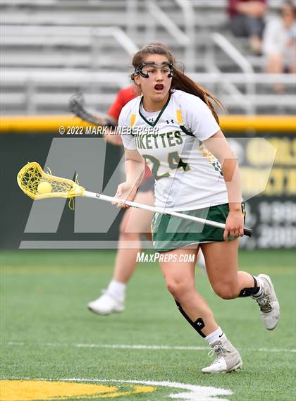 Thumbnail 2 in Allentown Central Catholic vs Saucon Valley (GLAX District XI 2A Semifinal) photogallery.
