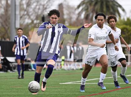 Thumbnail 1 in Cathedral vs. De La Salle (Adidas SoCal College Showcase) photogallery.