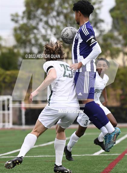 Thumbnail 3 in Cathedral vs. De La Salle (Adidas SoCal College Showcase) photogallery.