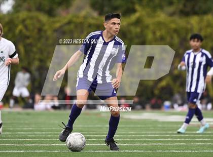 Thumbnail 2 in Cathedral vs. De La Salle (Adidas SoCal College Showcase) photogallery.