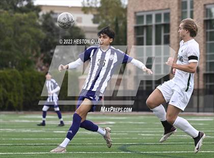 Thumbnail 1 in Cathedral vs. De La Salle (Adidas SoCal College Showcase) photogallery.