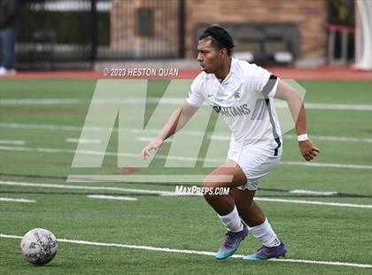 Thumbnail 1 in Cathedral vs. De La Salle (Adidas SoCal College Showcase) photogallery.