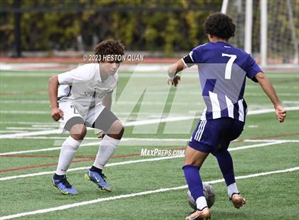 Thumbnail 2 in Cathedral vs. De La Salle (Adidas SoCal College Showcase) photogallery.