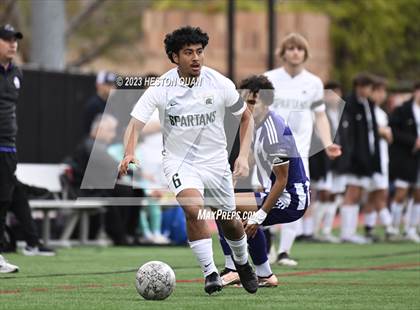 Thumbnail 2 in Cathedral vs. De La Salle (Adidas SoCal College Showcase) photogallery.