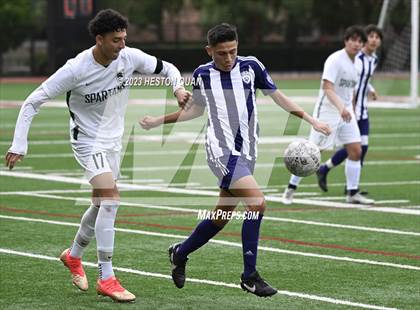 Thumbnail 1 in Cathedral vs. De La Salle (Adidas SoCal College Showcase) photogallery.