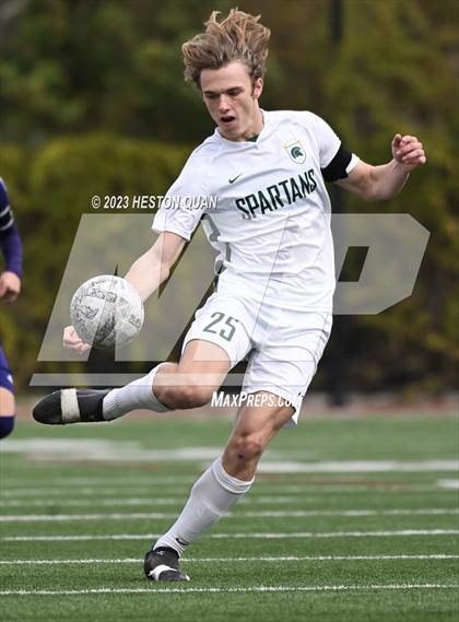 Thumbnail 1 in Cathedral vs. De La Salle (Adidas SoCal College Showcase) photogallery.