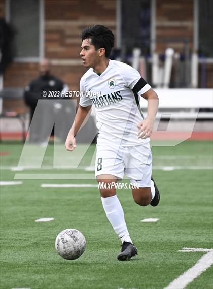 Thumbnail 2 in Cathedral vs. De La Salle (Adidas SoCal College Showcase) photogallery.