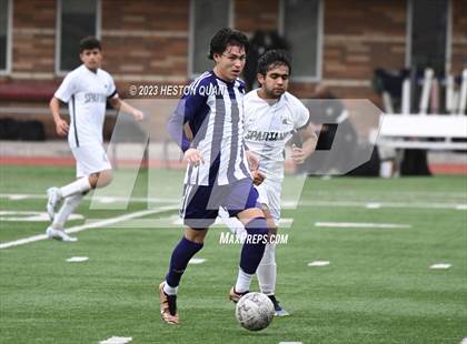 Thumbnail 3 in Cathedral vs. De La Salle (Adidas SoCal College Showcase) photogallery.