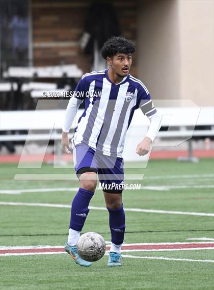 Thumbnail 1 in Cathedral vs. De La Salle (Adidas SoCal College Showcase) photogallery.