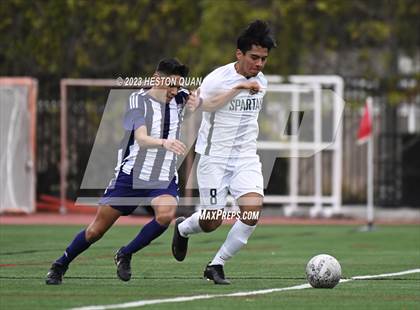 Thumbnail 1 in Cathedral vs. De La Salle (Adidas SoCal College Showcase) photogallery.
