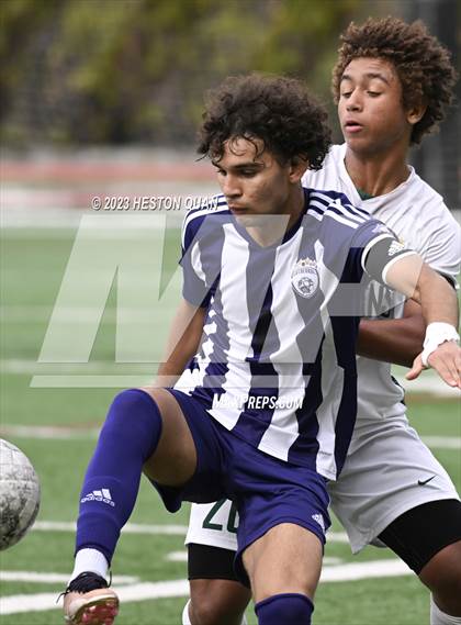 Thumbnail 1 in Cathedral vs. De La Salle (Adidas SoCal College Showcase) photogallery.