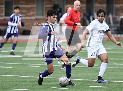 Thumbnail 2 in Cathedral vs. De La Salle (Adidas SoCal College Showcase) photogallery.