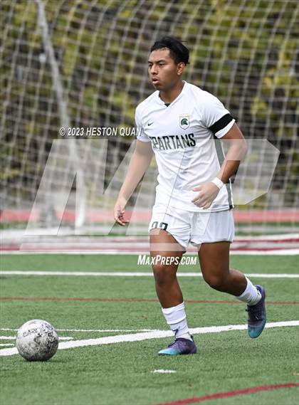 Thumbnail 3 in Cathedral vs. De La Salle (Adidas SoCal College Showcase) photogallery.