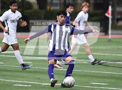 Thumbnail 1 in Cathedral vs. De La Salle (Adidas SoCal College Showcase) photogallery.
