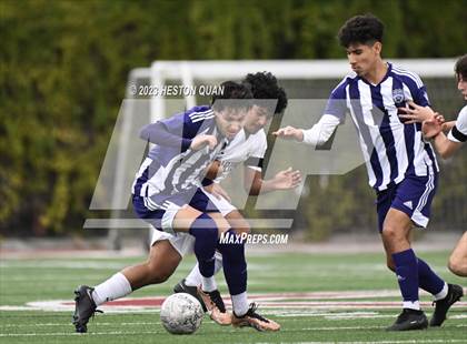 Thumbnail 2 in Cathedral vs. De La Salle (Adidas SoCal College Showcase) photogallery.
